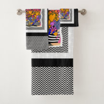 Corações Cevron + Flores