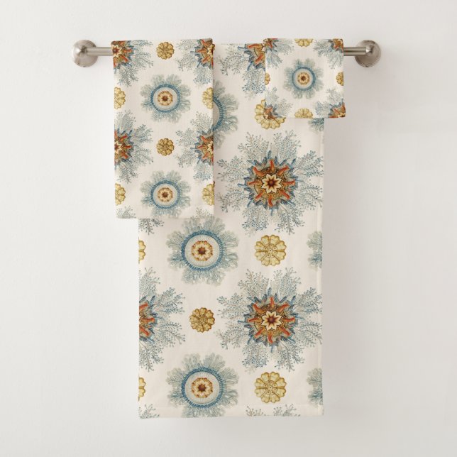 Conjunto De Toalhas Coral Mandala (Insitu)