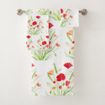 Corantes Vermelhos Originais Flores Laranja Floral