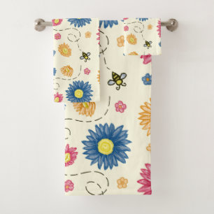 Conjunto De Toalhas Cores do primavera