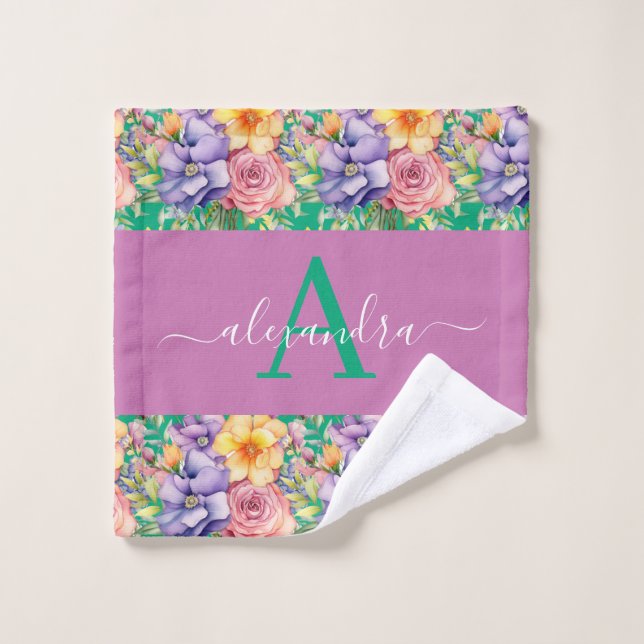 Conjunto de Toalhas Cores Elegantes de Primavera (Pano de lavar)