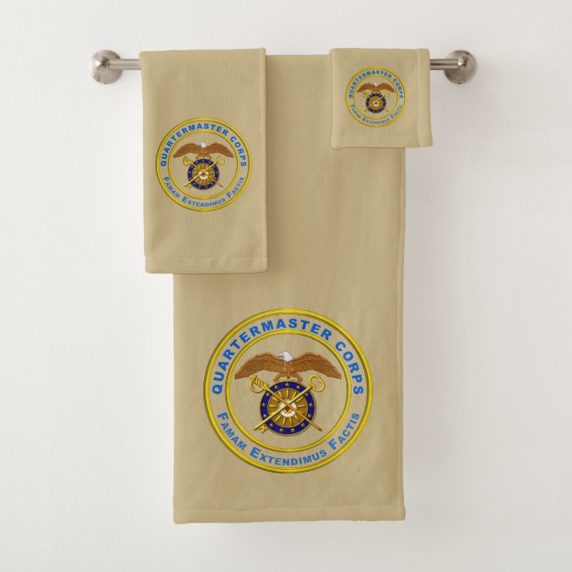 Conjunto De Toalhas Corpo de Quartel-Mestre QM (Insitu)