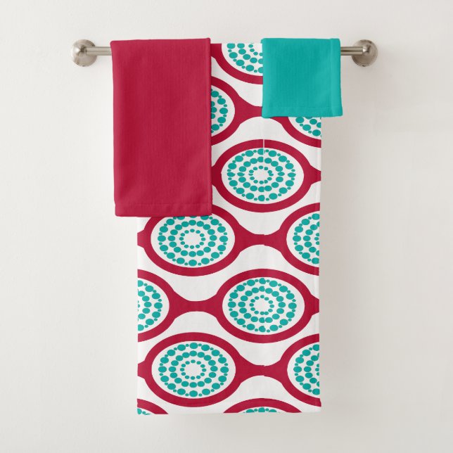 Conjunto De Toalhas Correntes Ovais  (Insitu)