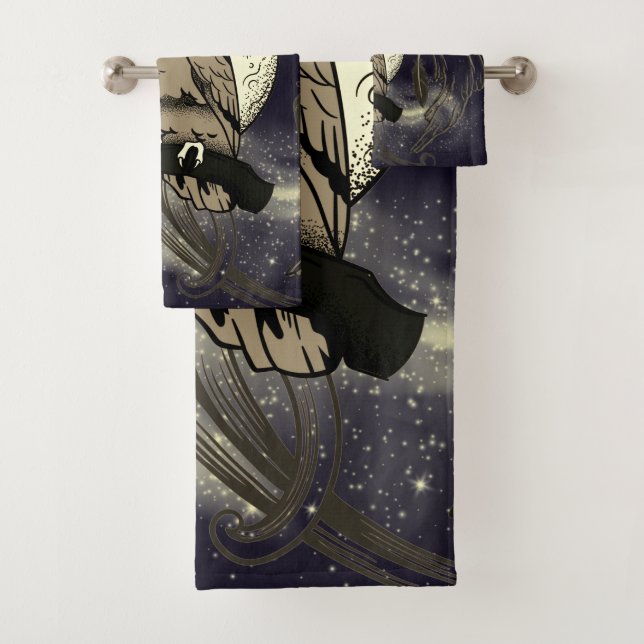 Conjunto De Toalhas Coruja e fantasma (Insitu)