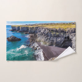 Conjunto De Toalhas Costa Hellnahraun, Islândia