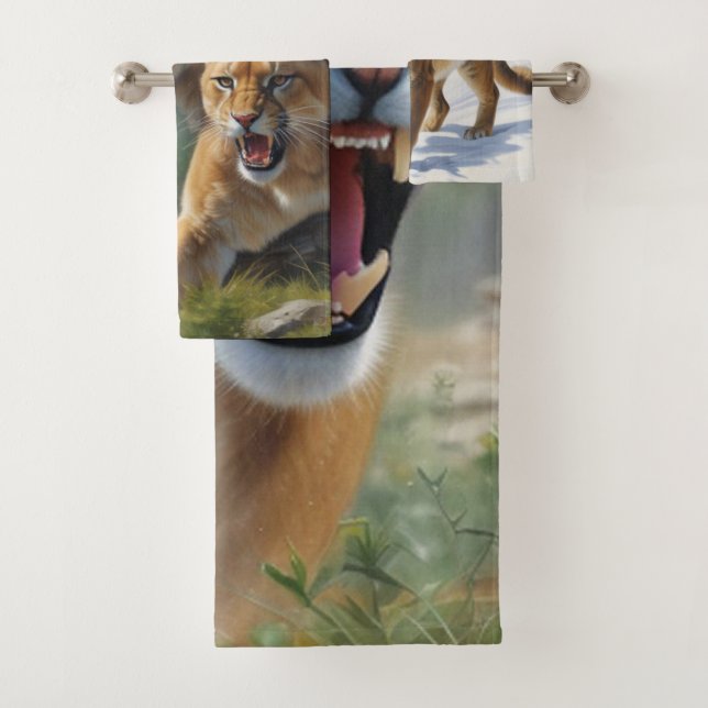 Conjunto De Toalhas Cougar (Insitu)