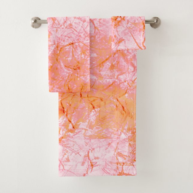 Conjunto De Toalhas Couro de salmão, esbranquiçado (Insitu)