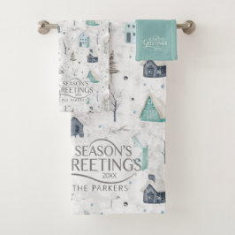 Conjunto De Toalhas Cozy Home Teal ID985