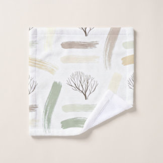 Conjunto De Toalhas Cozy Minimal Winter Aesthetic Pattern