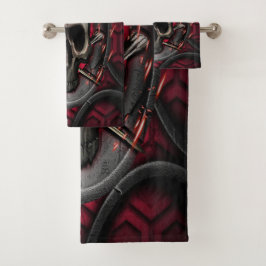 Conjunto De Toalhas crânio Ars Longa Vita Brevis