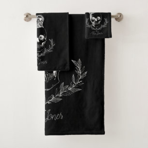 Conjunto De Toalhas Crânio real