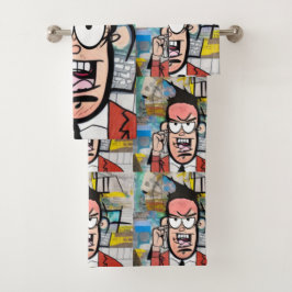 Conjunto De Toalhas Cranky Man