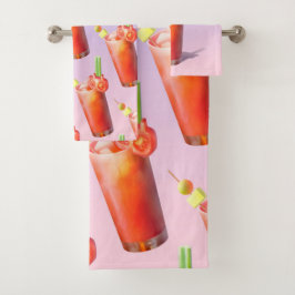 Conjunto De Toalhas Creative Bloody Mary Cocktail