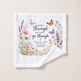 Conjunto De Toalhas Cresça Através Do Que Você Passa | Inspirador W
