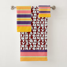 Crianças Alphabet Rainbow Stribow Brown