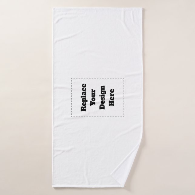 Conjunto De Toalhas Crie o Seu Próprio branco (Toalha de Banho)