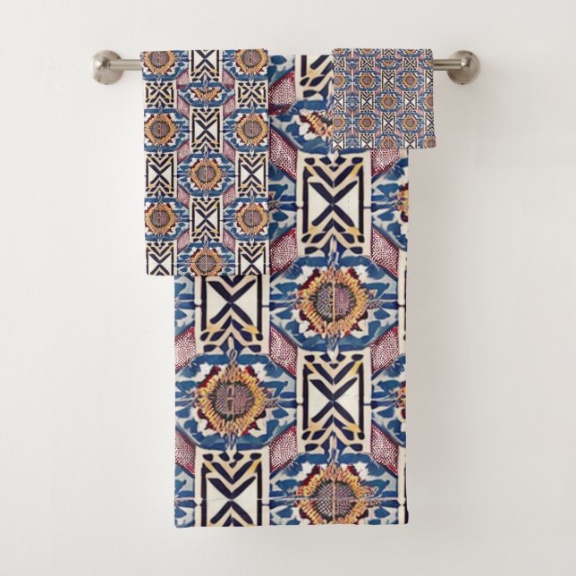 Conjunto De Toalhas Crimson Weave (Insitu)