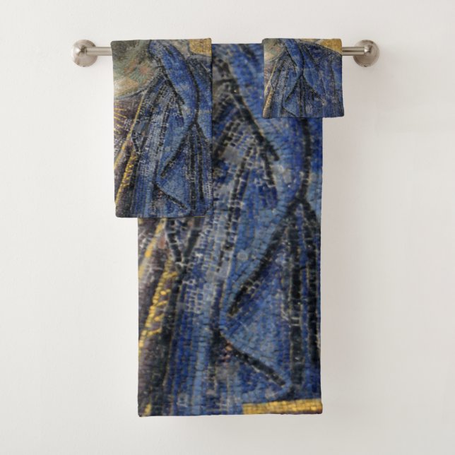 Conjunto De Toalhas Cristo Pantocrator Mosiac Icônico Religioso Roman  (Insitu)