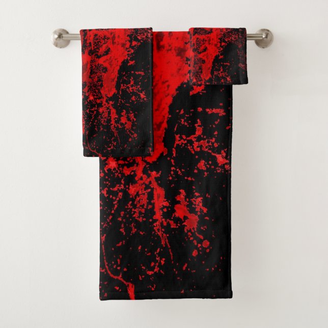 Conjunto De Toalhas Cruz Celta Vermelha Sangrenta (Insitu)