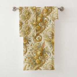 Conjunto De Toalhas Culpa do Dourado - Vitoriano Gótico