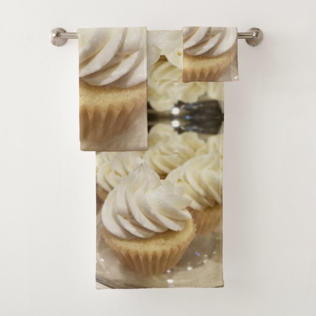 Conjunto De Toalhas Cupcakes (Insitu)