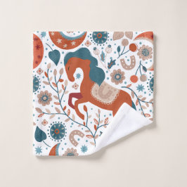 Conjunto De Toalhas Cuta de Cavalo Escandinavo