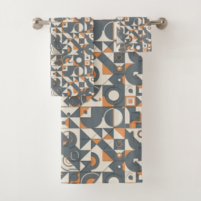 Conjunto De Toalhas Cute minimalist tiled pattern  (Insitu)