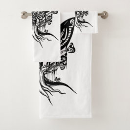 Conjunto de Toalhas da Banheira Mística e Crescent