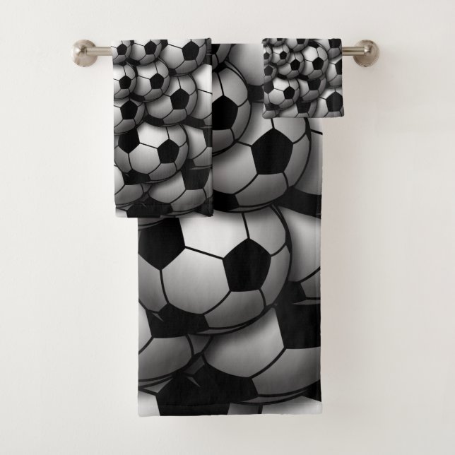 Conjunto de Toalhas da Bath da Estação do Futebol (Insitu)