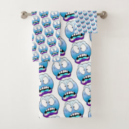 Conjunto de toalhas da face Emote