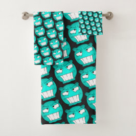 Conjunto de toalhas da face Emote