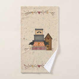 Conjunto de toalhas da família Faith primitiva