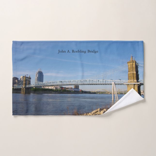 Conjunto de toalhas da ponte John A. Roebling (Toalha de mão)