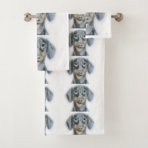 Conjunto De Toalhas Dachshund