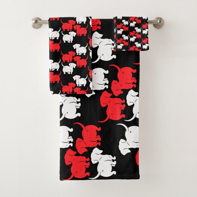 Conjunto De Toalhas Dachshund Dog Gifes (Insitu)