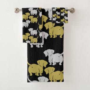 Conjunto De Toalhas Dachshund German Dog Gifts