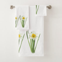 Conjunto De Toalhas Daffodil Flower