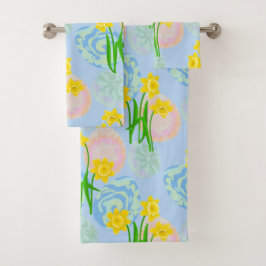 Conjunto De Toalhas Daffodils Amarelos