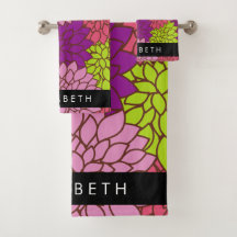 Dahlia Flores, Flores Coloridas, Seu Nome