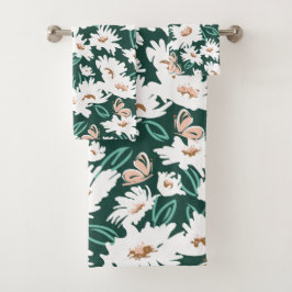 Conjunto De Toalhas Daisy Daze Pattern