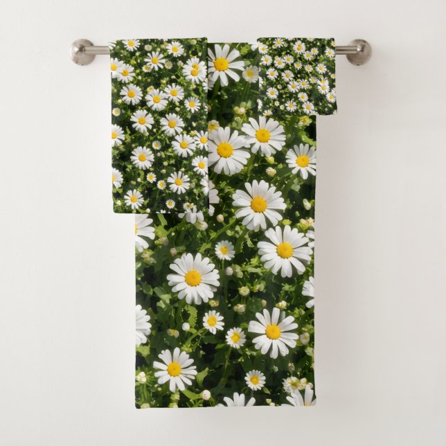 Conjunto De Toalhas Daisy Meadow Bath Towel Set (Insitu)