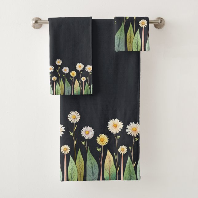Conjunto De Toalhas Daisy's In the Night (Insitu)