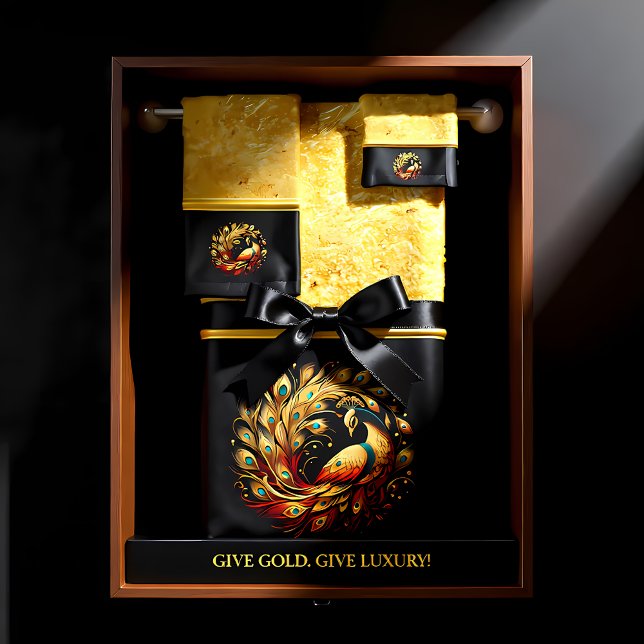 Conjunto De Toalhas dança Colorida Peacock (Criador carregado)