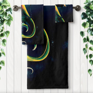 Conjunto De Toalhas Dança de Água Sereia