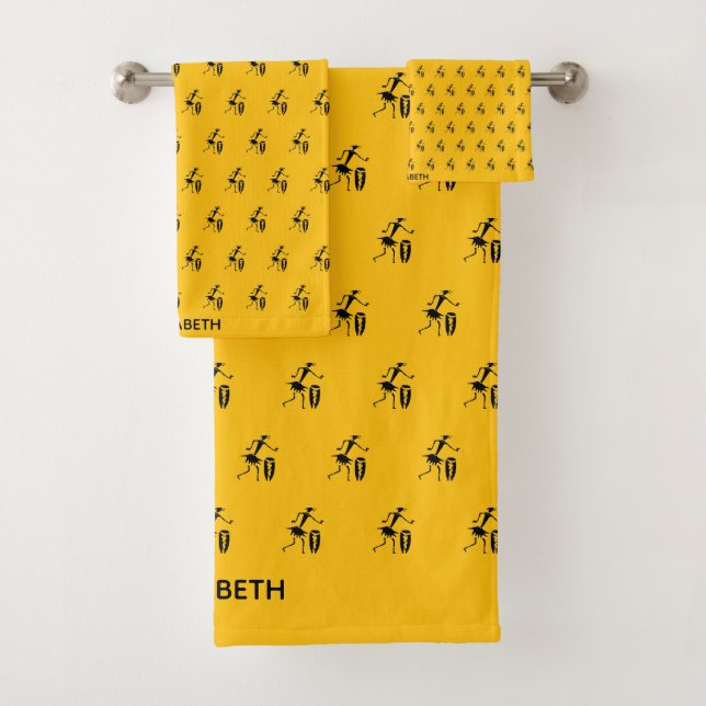 Conjunto De Toalhas Danças Mágicas e Silhuette Inspirational (Insitu)