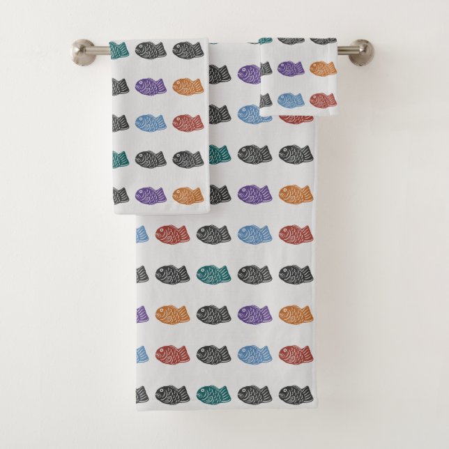 Conjunto De Toalhas Dancing Taiyaki (Insitu)