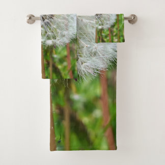 Conjunto De Toalhas Dandelion Perfeito – Fotografia Macro Botânica