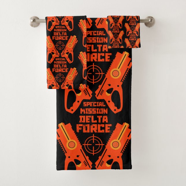 Conjunto De Toalhas Dart Gun Batalha (Insitu)