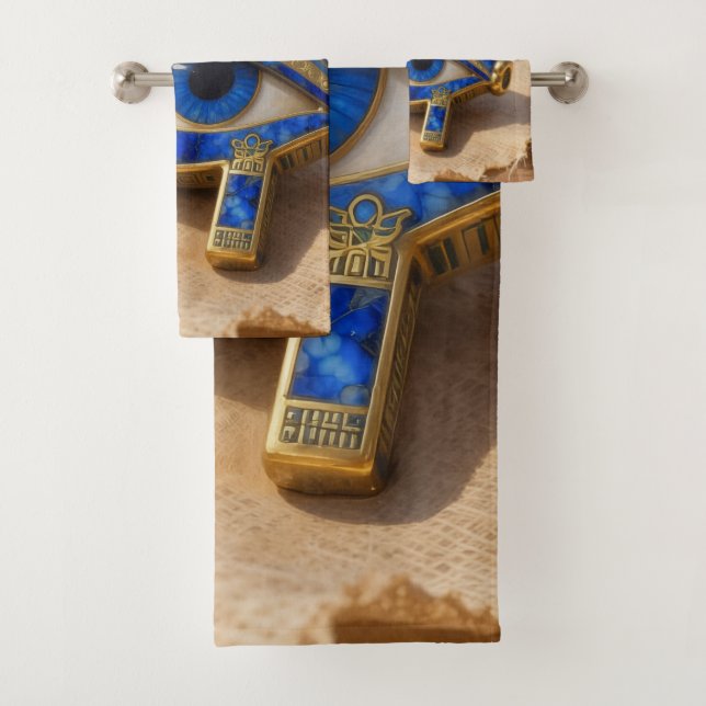 Conjunto De Toalhas Das Ägyptische Auge´9 (Insitu)