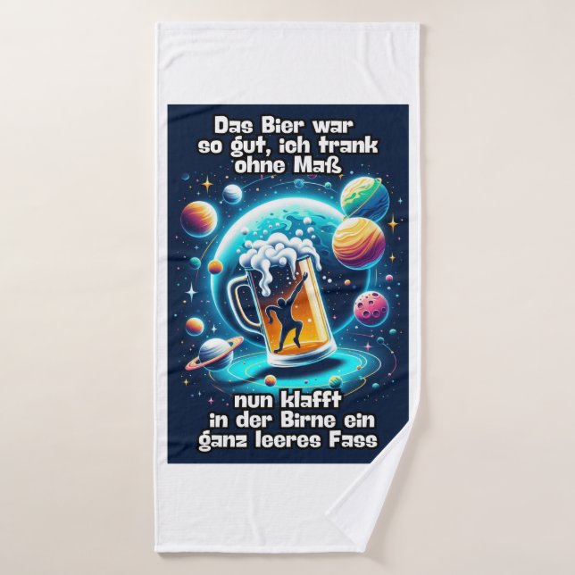 Conjunto De Toalhas Das Bier im Kopf  (Toalha de Banho)
